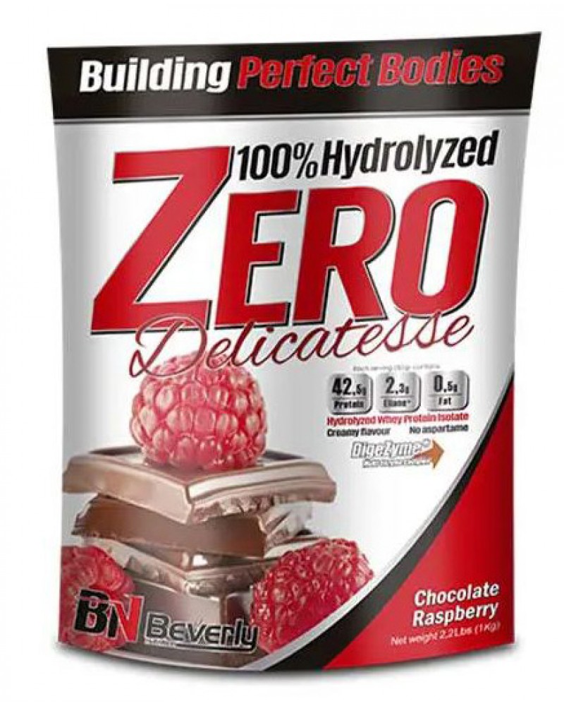 Beverly Nutrition Delicatesse Hydrolyzed Zero fehérje 1 kg – 11 féle ízben (Csokis málna)