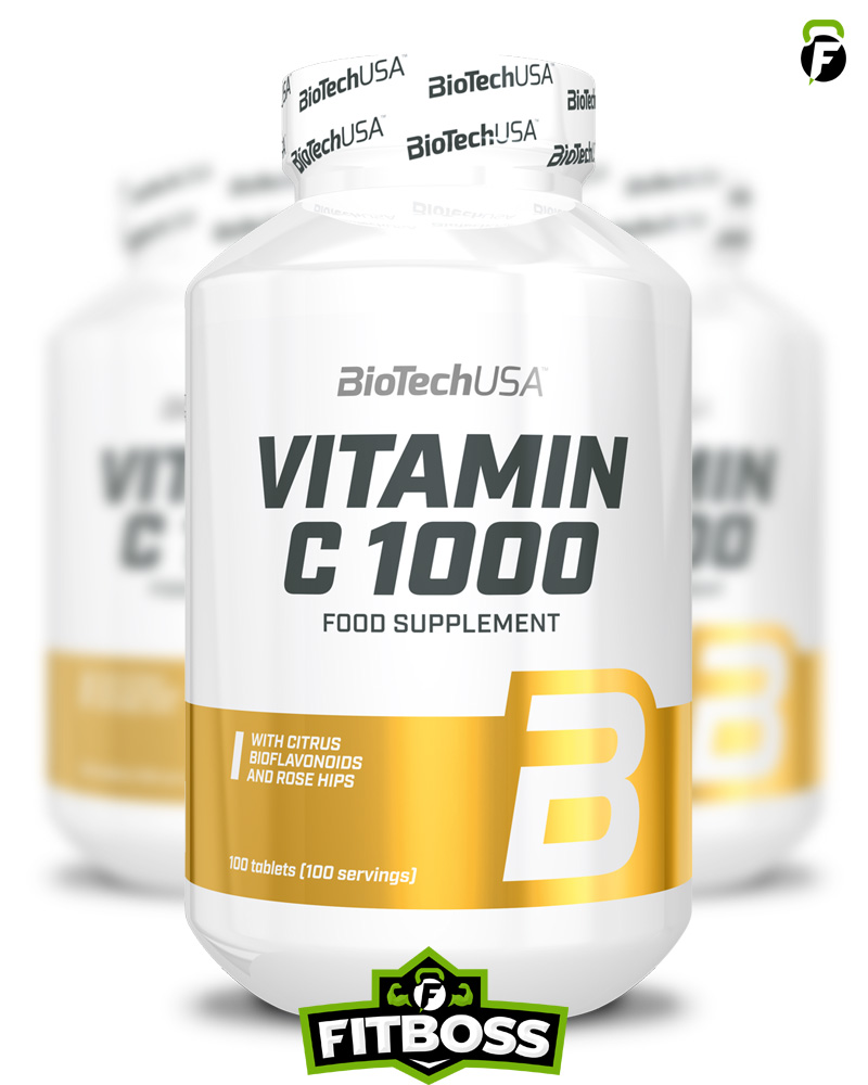 BiotechUSA C-Vitamin 1000 Bioflavonoids - 100 tabletta