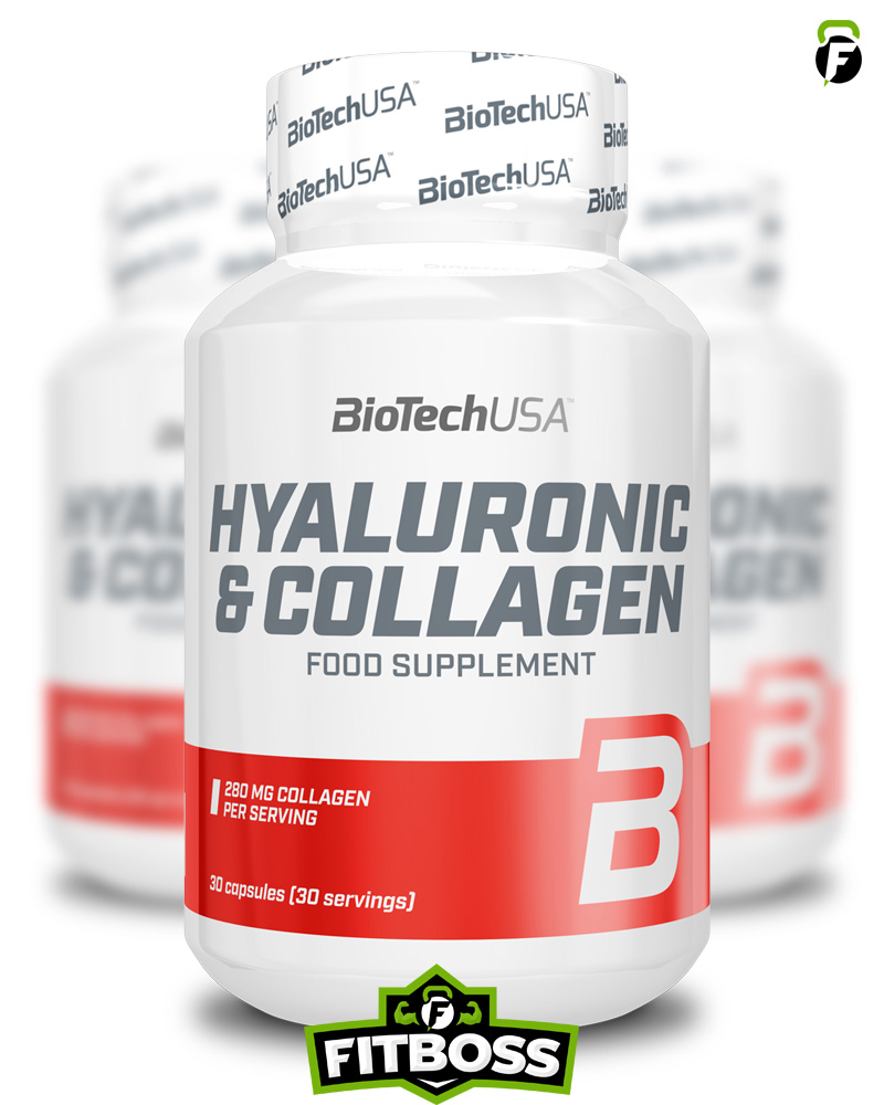 BiotechUSA Hyaluronic & Collagen - 30 kapszula