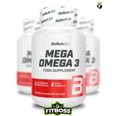 BiotechUSA Mega Omega 3 - 90 kapszula