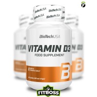 BiotechUSA Vitamin D3 - 60 tabletta